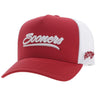Hooey - Mens Ou White 5-Panel Trucker With Red Sooners - Osfa