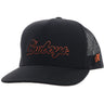 Hooey - Mens Oklahoma State 5-Panel Trucker Cap With Cowscript Logo