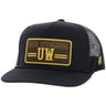 Hooey - Mens Wyoming 5-Panel Trucker Cap With One Wyoming Patch