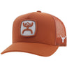 Hooey - Mens Ut 5-Panel Trucker Cap With Square Patch