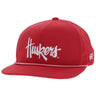 Hooey - Mens Nebraska 5-Panel Trucker Cap With Huskers Embroidery