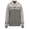 Hooey - Womens Jimmy Hoodie With Quilted Pattern Across Chest Sleeves And Hood & Internal Phone Pocket