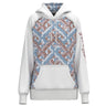 Hooey - Womens Chaparral Quilt Pattern Hoodie With Sleeves Kangaroo Pocket & Internal Phone Pocket