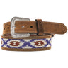 Hooey - Mens Ware 1.75-1.5 Tapered & Beaded Belt With Double Welt Edge & Western Billets