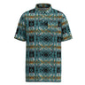 Hooey - Mens Hot-Shot Polo With Aztec Pattern All Over