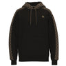 Roughy - Mens Canyon Hoodie With Grid Pattern Taping Down Arms Kangaroo Pocket And Hood & Internal Phone Pocket