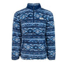 Hooey - Mens Aztec Fleece Pullover With Collar