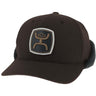 Hooey - Mens Out Cold Ear Flap 6-Panel Flexfit Cap With Patch