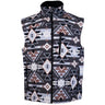 Hooey - Mens Softshell Vest Aztec Full Zip Body With Yoke