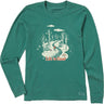 Life Is Good - Womens Nostalgic Winter Day Long Sleeve T-Shirt