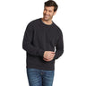 Life Is Good - Mens Solid French Terry Crew Sweater