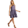 Life Is Good - Womens Sunshine Floral Pattern Tiered Tank Dress