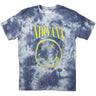 Nirvana - Unisex Happy Face Blue Stroke T-Shirt
