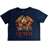 Queen - Womens Classic Crest Crop Top