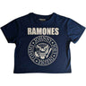 Ramones - Womens Presidential Seal Crop Top