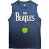 The Beatles - Unisex Drop T Logo & Apple Tank T-Shirt