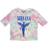Nirvana - Womens Angelic Blue Mono Crop Top