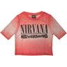 Nirvana - Womens Nevermind Wavy Logo Crop Top