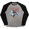 Iron Maiden - Unisex Trooper Burst Raglan T-Shirt