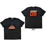 U2 - Unisex 360 Degree Tour 2009 Orange Logo T-Shirt