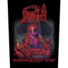 Death - Unisex Scream Bloody Gore Back Patch