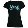 Ghost - Womens Blue/Grey Keyline Logo T-Shirt