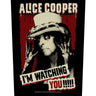 Alice Cooper - Unisex I'M Watching You Back Patch