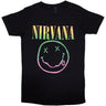 Nirvana - Womens Sorbet Ray Smiley T-Shirt