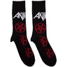 Anthrax - Unisex Pentathrax Pattern Ankle Socks