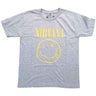 Nirvana - Kids Yellow Smiley T-Shirt