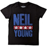 Neil Young - Unisex Stars Logo T-Shirt