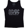 Ac/Dc - Womens Vest Back In Black T-Shirt