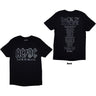 Ac/Dc - Unisex Back In Black Pwr-Up Eu Tour '24 T-Shirt