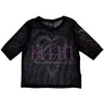 Him - Womens Heartagram & Logo Crop Top