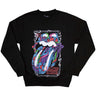 The Rolling Stones - Unisex Colour Swirls Sweatshirt