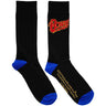 David Bowie - Unisex Logo Blue Contrast Ankle Socks