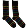 Grateful Dead - Unisex Coloured Logos Pattern Ankle Socks