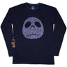 The Nightmare Before Christmas - Unisex Long Sleeve Rhinestone Jack T-Shirt