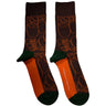 The Beatles - Unisex Rubber Soul Text Outlines Repeat Ankle Socks