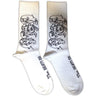 The Beatles - Unisex White Album Faces Outlines Ankle Socks