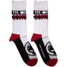 The Offspring - Unisex Flaming Skull Logo Ankle Socks