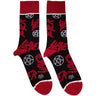 Slayer - Unisex Logos And Pentegrams Ankle Socks
