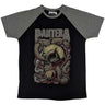 Pantera - Unisex Raglan Serpent Skull T-Shirt