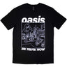 Oasis - Unisex Be Here Now Line Drawing T-Shirt