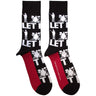The Beatles - Unisex Let Be Silhouettes Repeat Ankle Socks