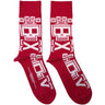 Five Finger Death Punch - Unisex Five Finger Punch Pixeled Skull Repeat Ankle Socks