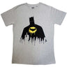 Dc Comics - Unisex Batman Silhouette Drip T-Shirt