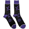 Him - Unisex Purple Heartagrams Ankle Socks