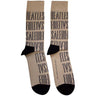 The Beatles - Unisex For Sale Text Outlines Repeat Ankle Socks