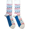 The Beatles - Unisex Help! Outlines Repeat Ankle Socks